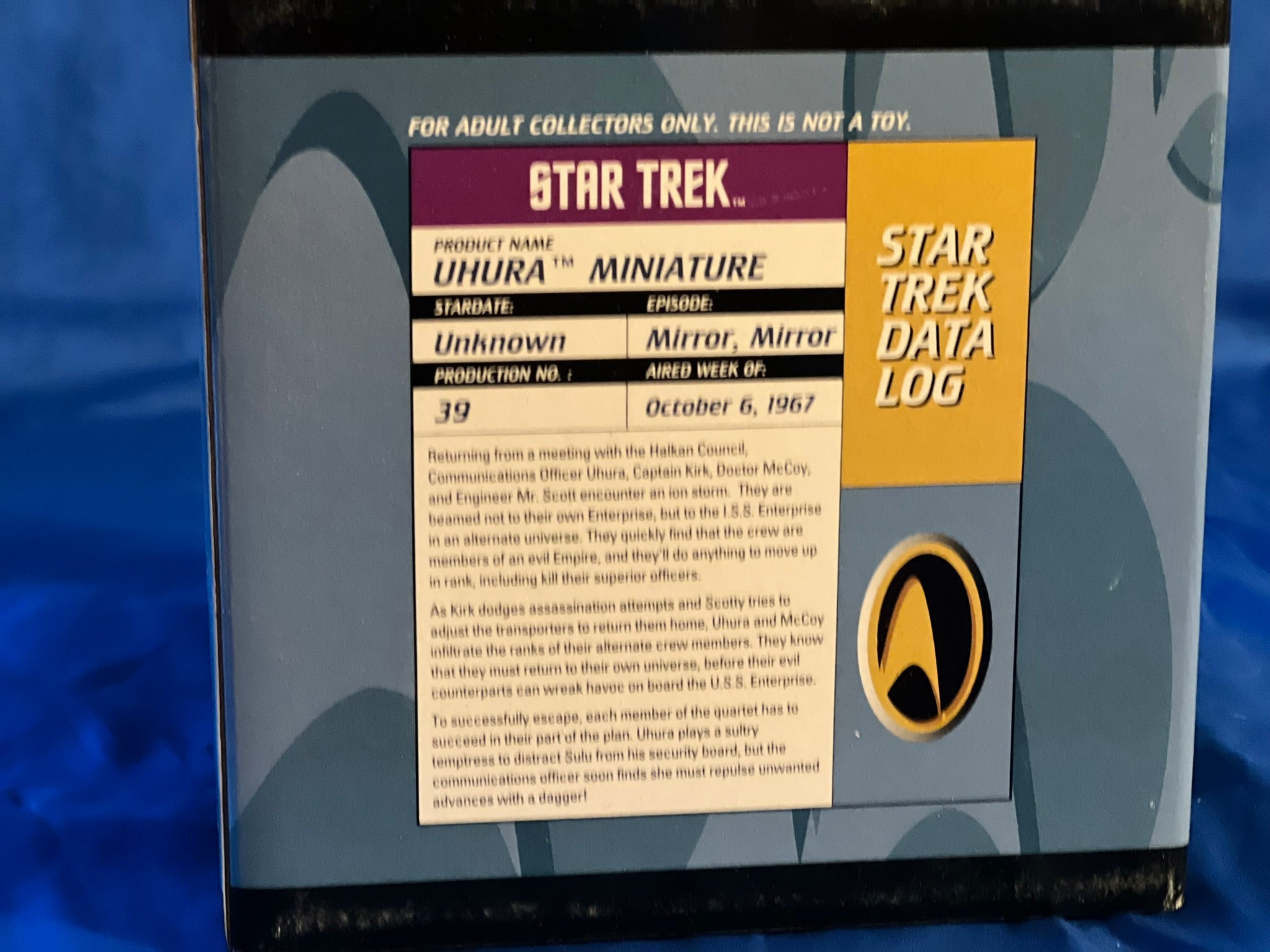 Applause Star Trek Collectables “Mirror Uhura” Miniature: