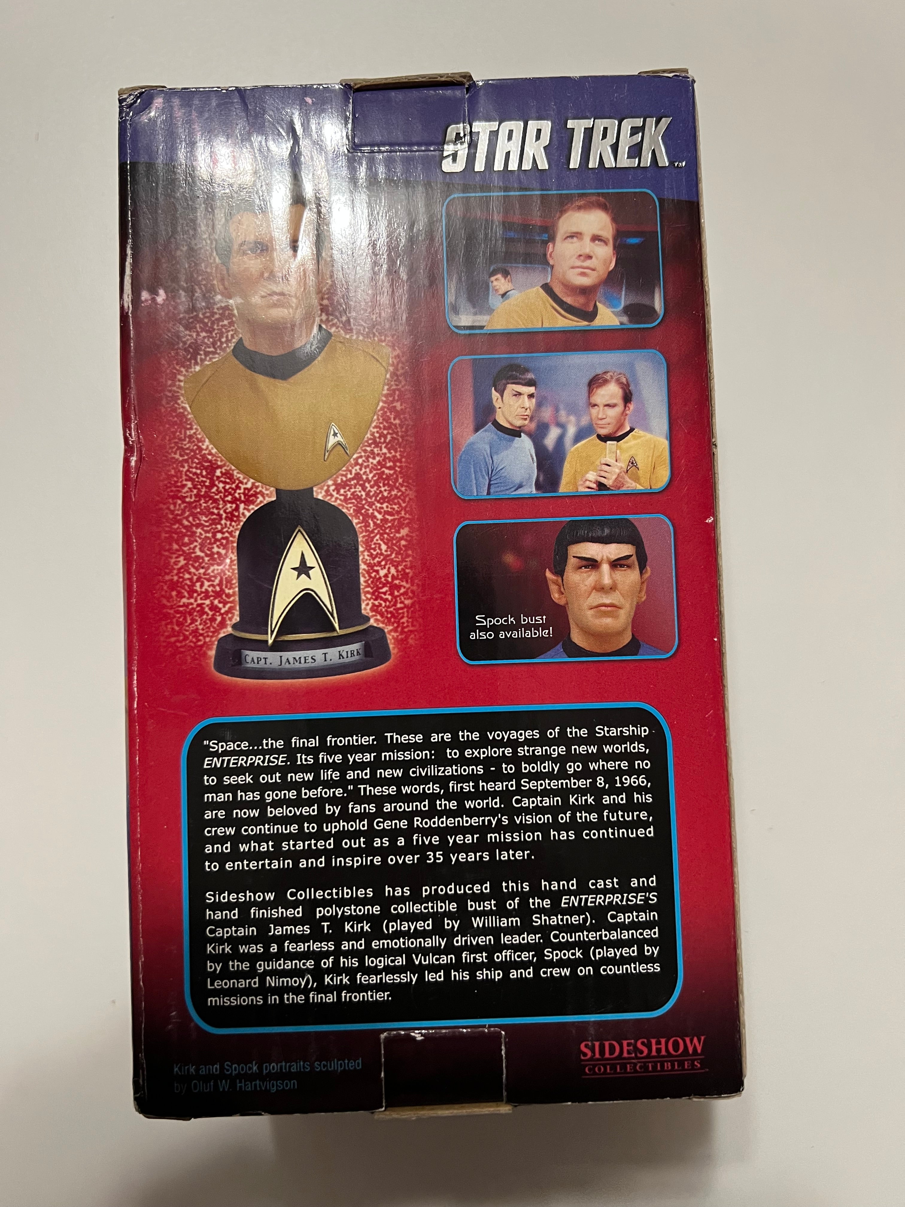 Sideshow Collectibles Captain Kirk Bust: